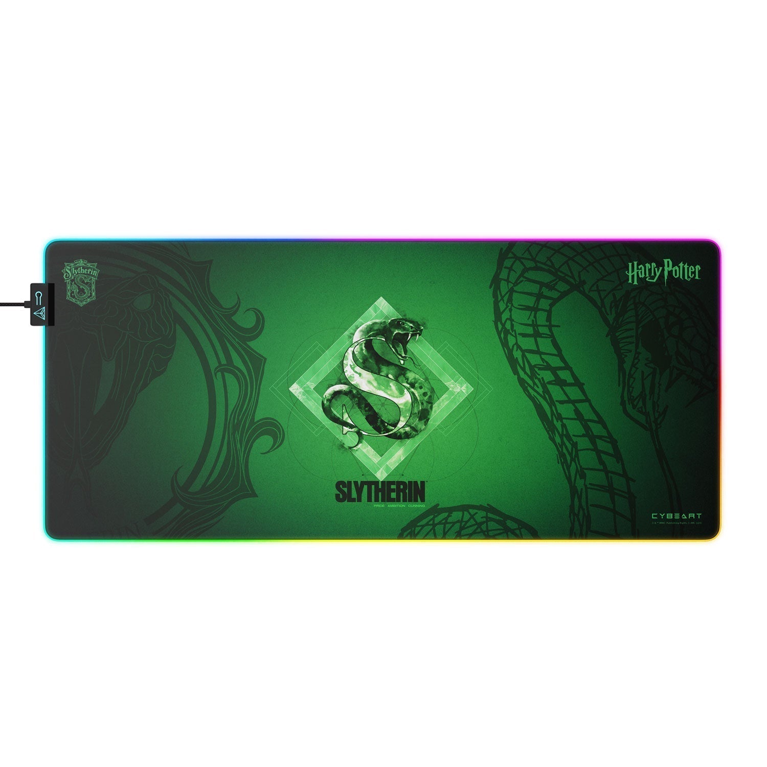 Slytherin Gaming Mouse Pad Cybeart US