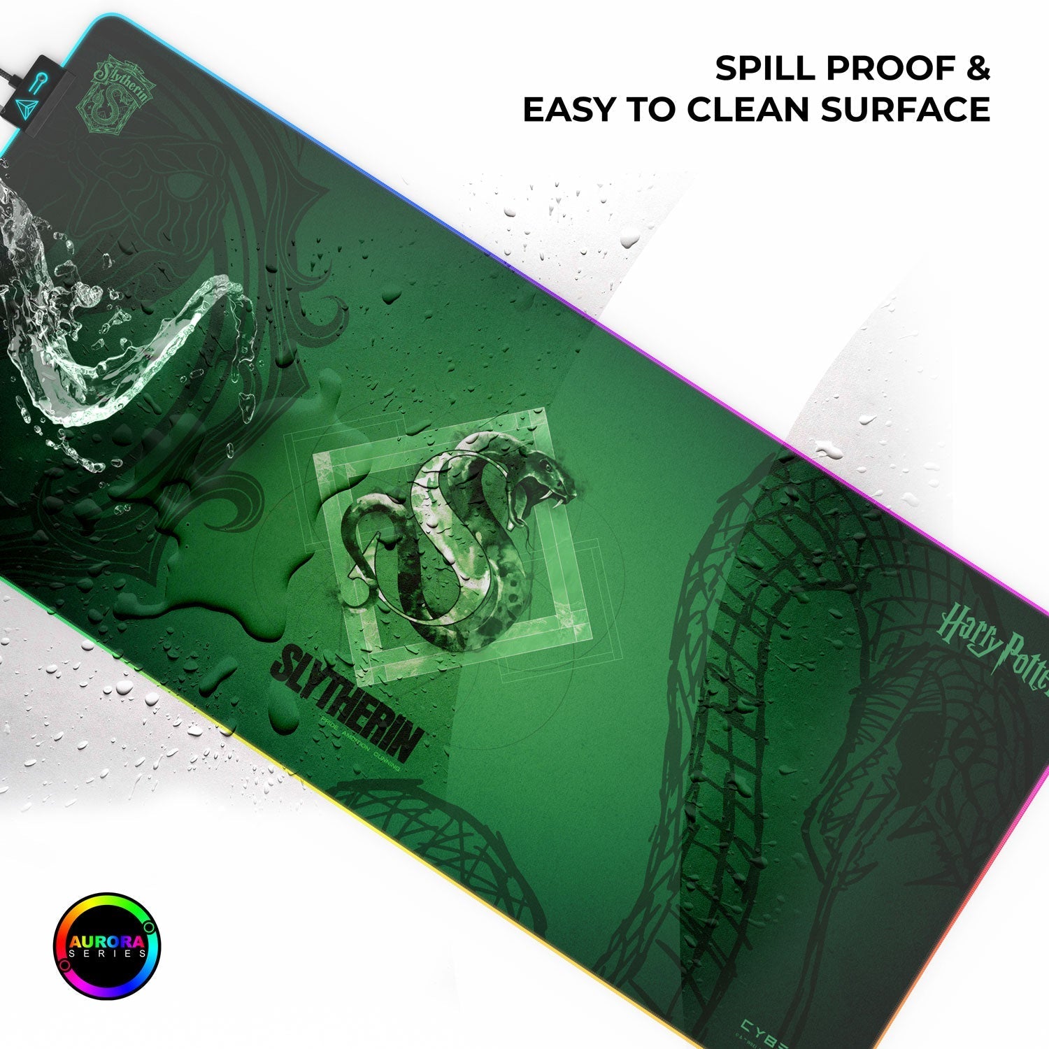 Slytherin Gaming Mouse Pad Cybeart US