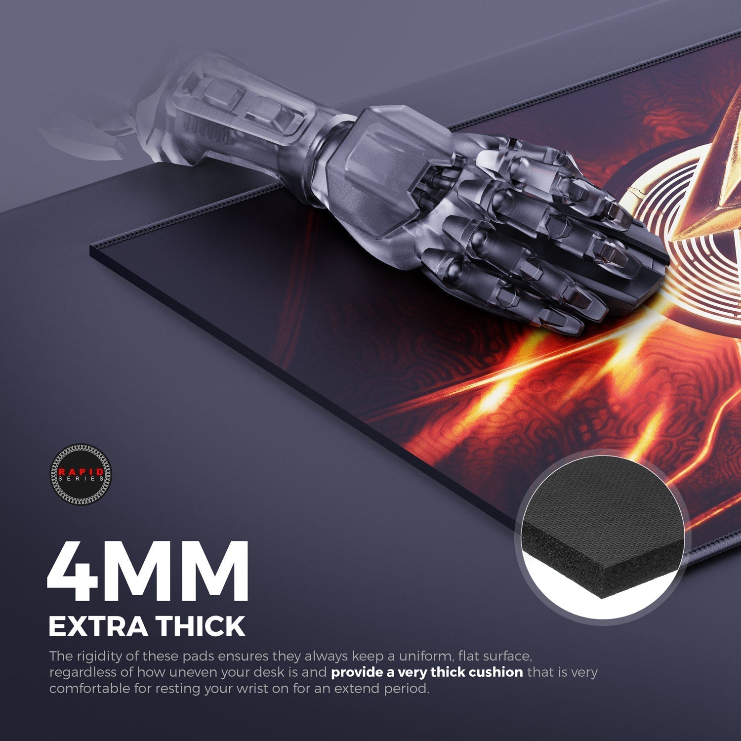 The Flash Gaming Mouse Pad Cybeart US