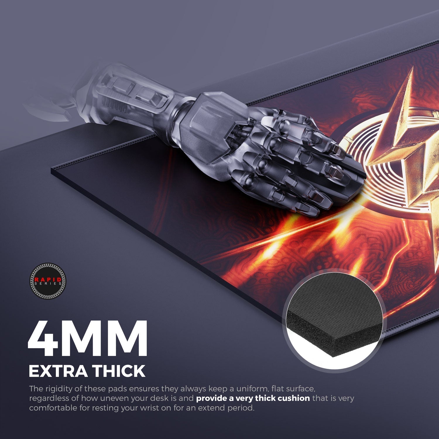 The Flash Gaming Mouse Pad Cybeart US