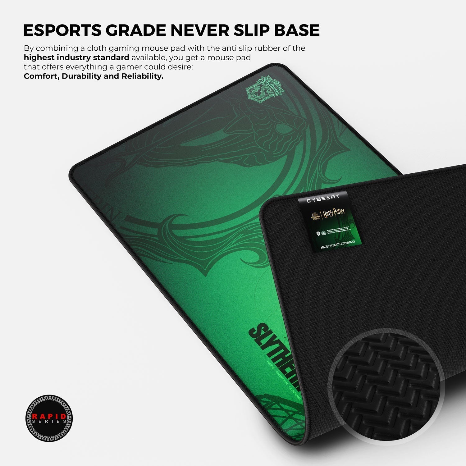 Slytherin Gaming Mouse Pad Cybeart US