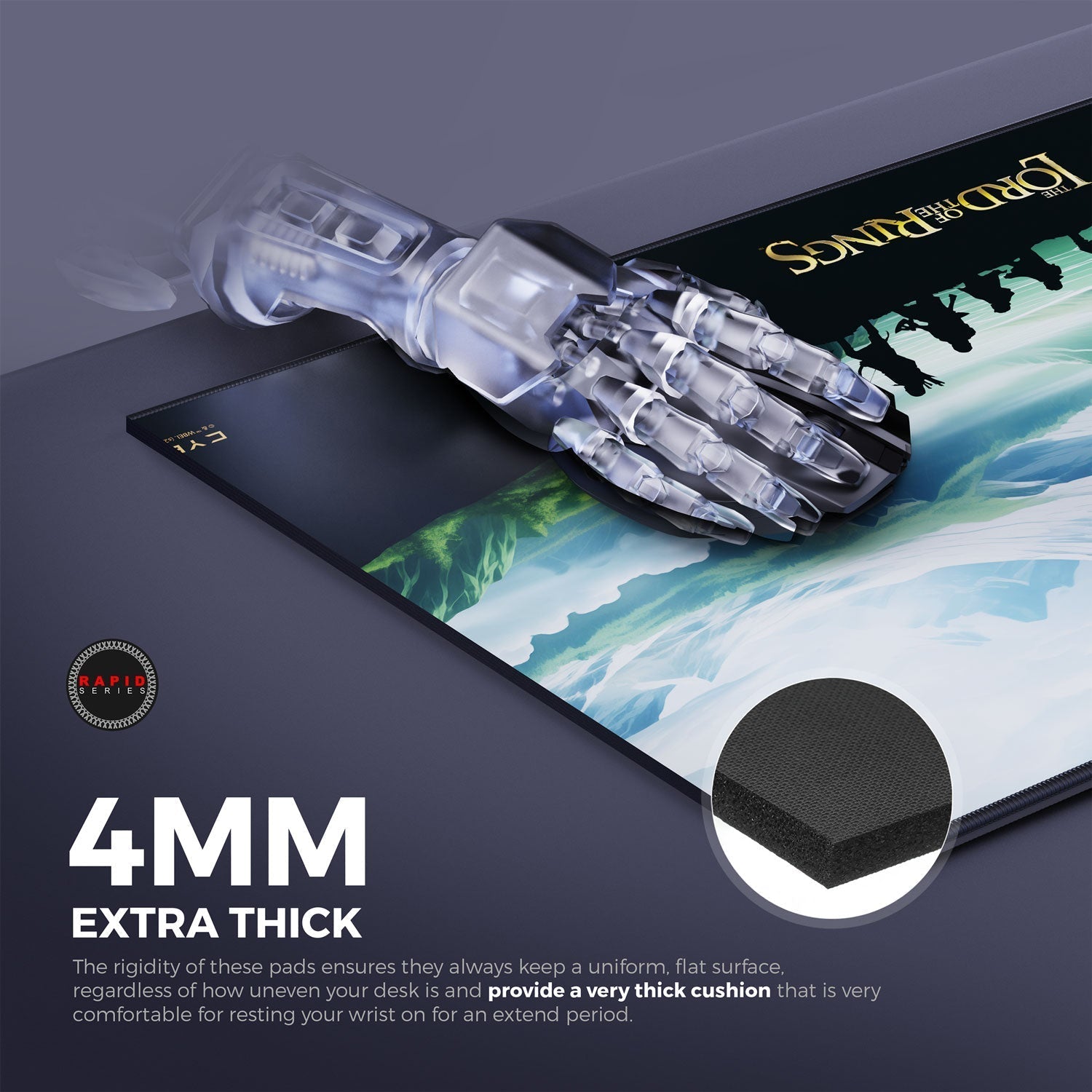 The Lord of the Rings Gaming Mouse Pad Cybeart US
