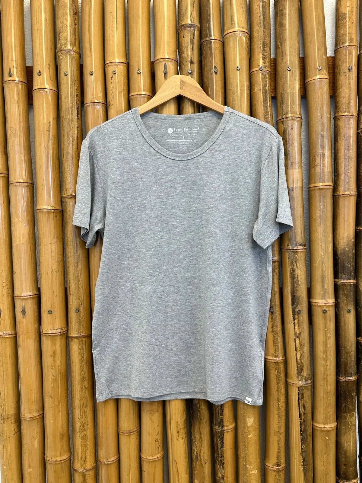 Men's Soft Bamboo Lounge Short Sleeve T-Shirt Spun Bamboo