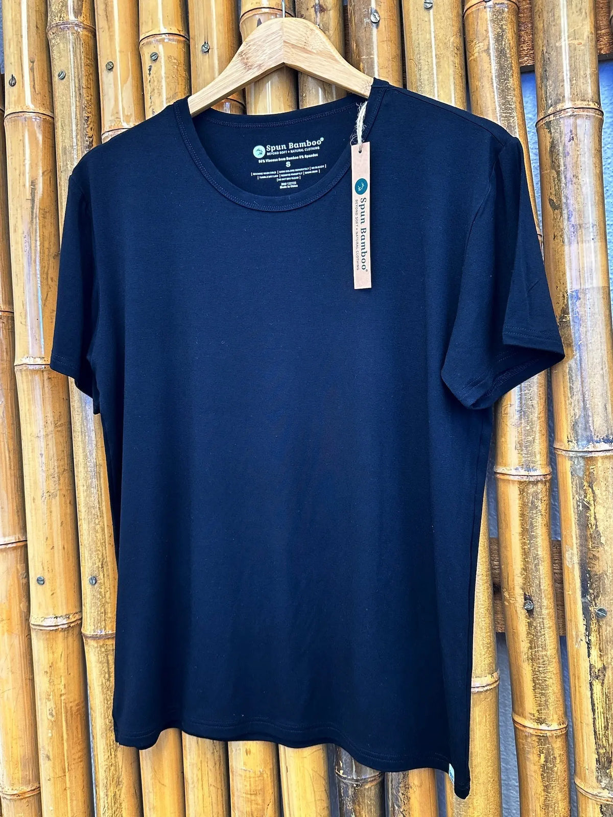 Men's Soft Bamboo Lounge Short Sleeve T-Shirt Spun Bamboo