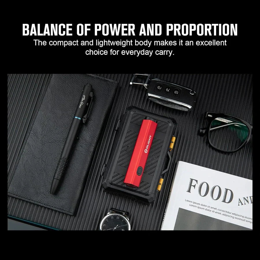 OLIGHT DIFFUSERD Diffuse 700 Lumens EDC Pocket Flashlight - Red VM Hardware