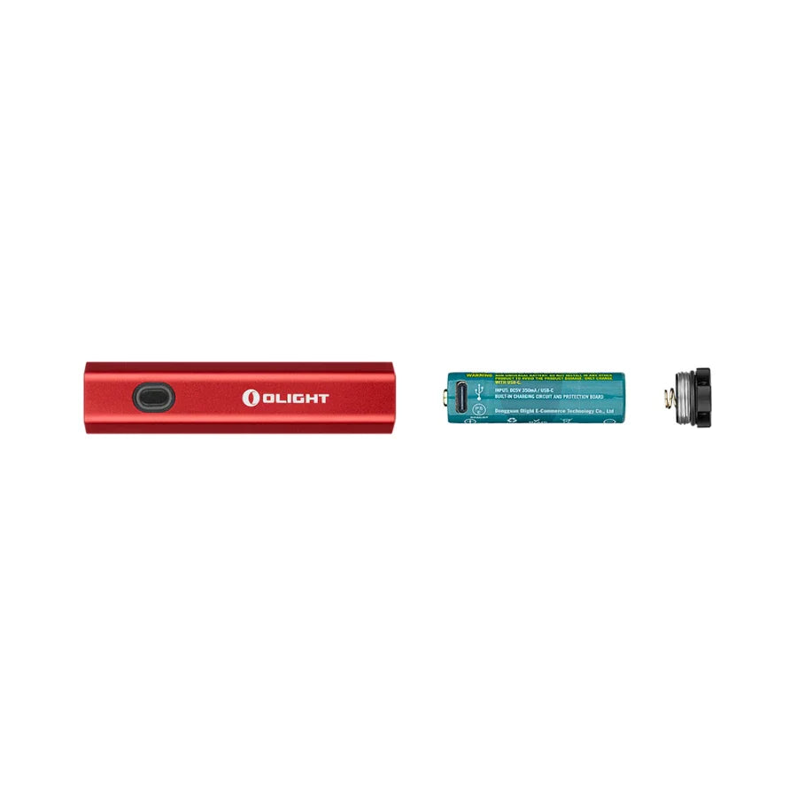 OLIGHT DIFFUSERD Diffuse 700 Lumens EDC Pocket Flashlight - Red VM Hardware