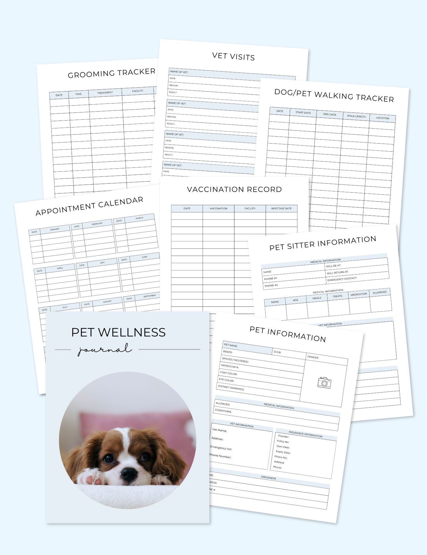 Pet Wellness Journal Jessica Autumn