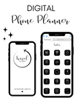 Digital Travel Phone Planner Black Jessica Autumn