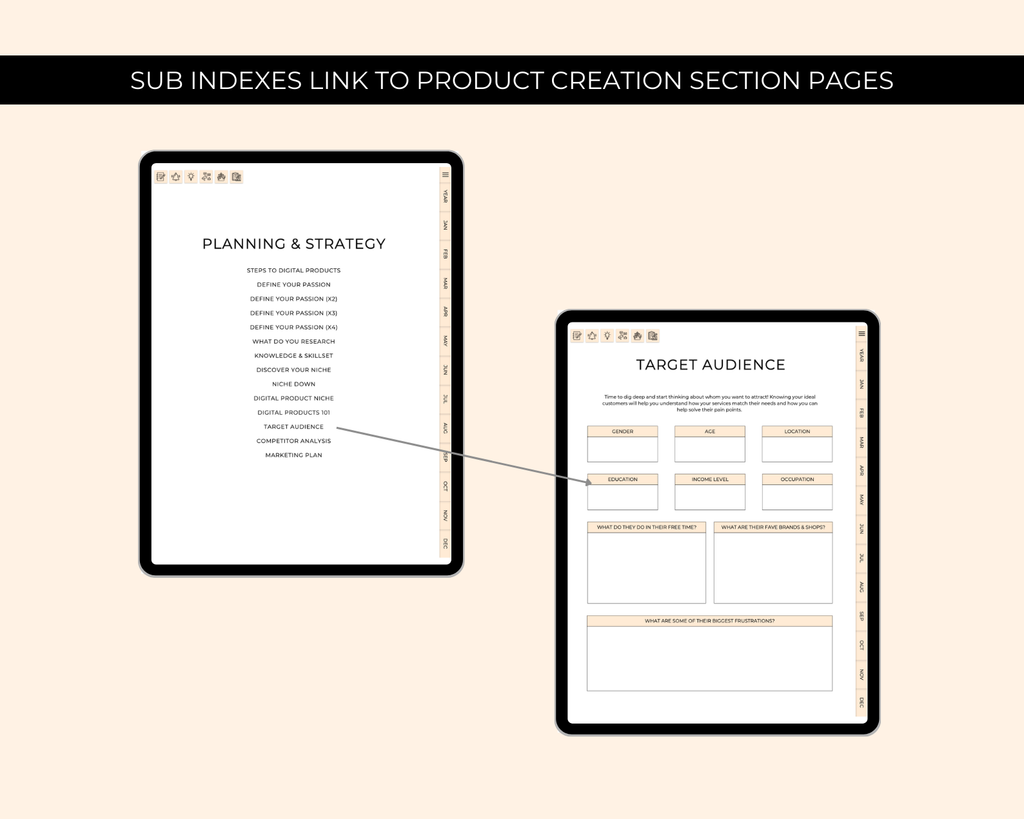 Product Creation Digital Planner Jessica Autumn