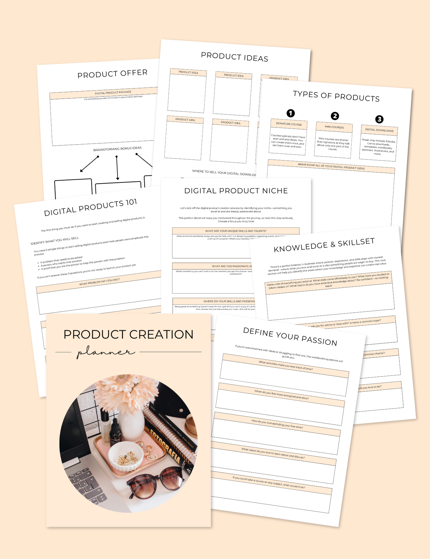 Product Creation Planner Jessica Autumn