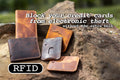 RFID Blocking Bull Sheath Leather