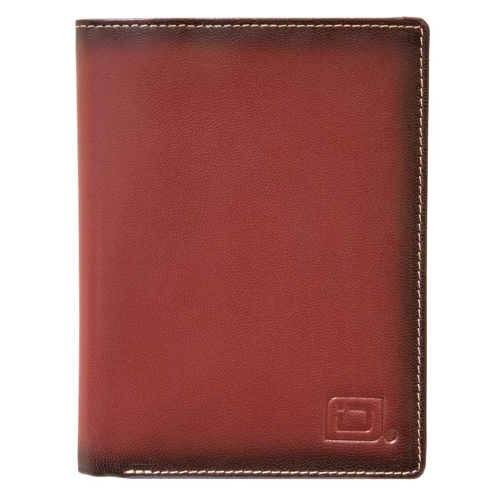 RFID Blocking Leather Passport Wallet ID Stronghold