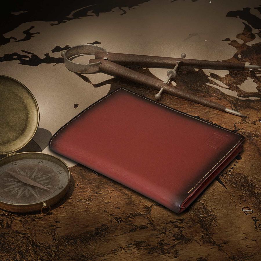RFID Blocking Leather Passport Wallet ID Stronghold