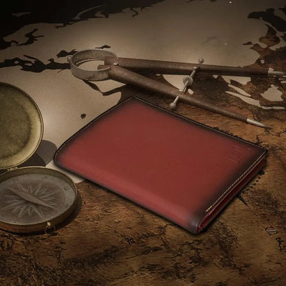 RFID Blocking Leather Passport Wallet ID Stronghold