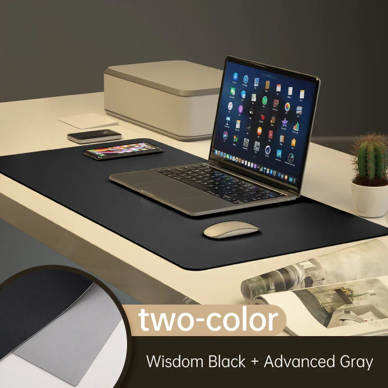 Large PU leather waterproof mouse pad SMinvite, LLC