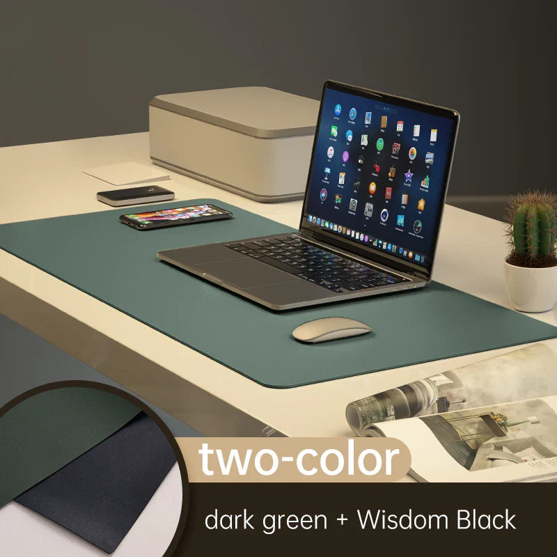 Large PU leather waterproof mouse pad SMinvite, LLC