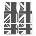 Custom Fit Car Floor Mats Front & Rear Set – Union Jack Flag Design – Non-Slip, Easy Clean FanzyMarket