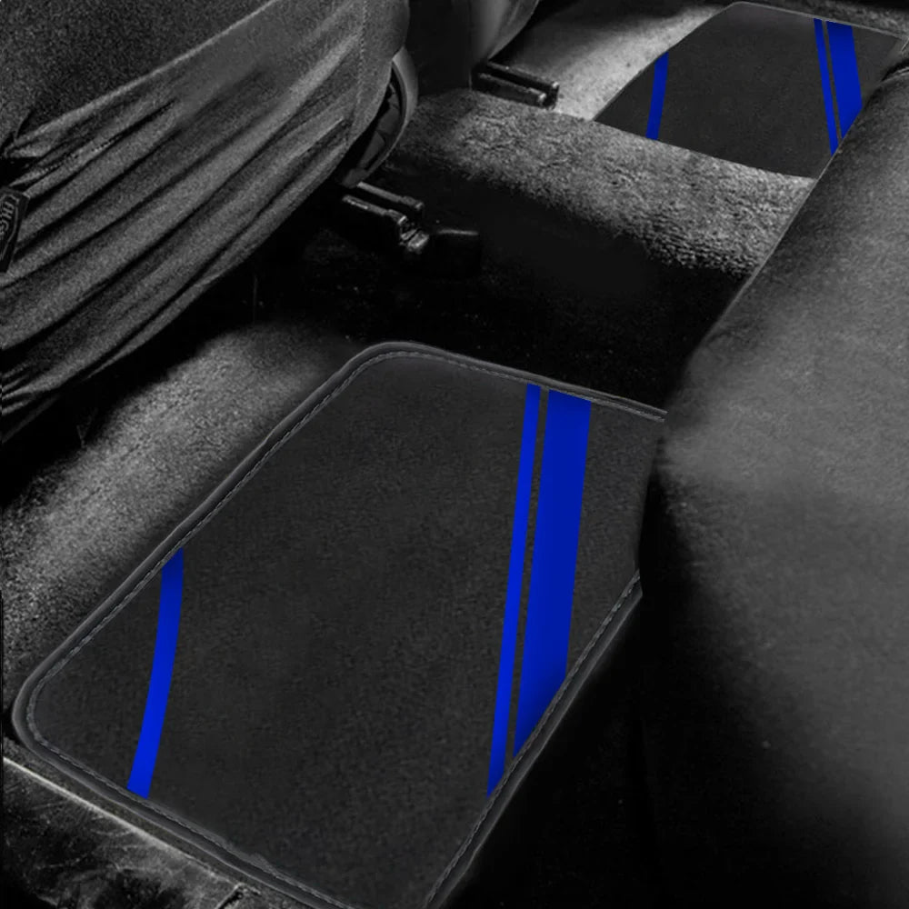 4-Piece Universal Car Floor Mats Set – Suede-Style Synthetic Carpet Liners for Cars, SUVs & Vans, Anti-Slip, Easy-Clean FanzyMarket