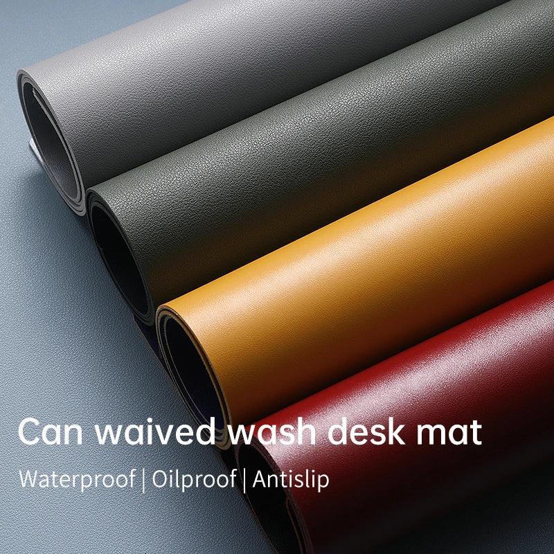 Large PU leather waterproof mouse pad SMinvite, LLC