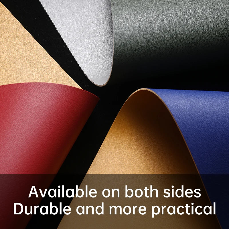 Large PU leather waterproof mouse pad SMinvite, LLC