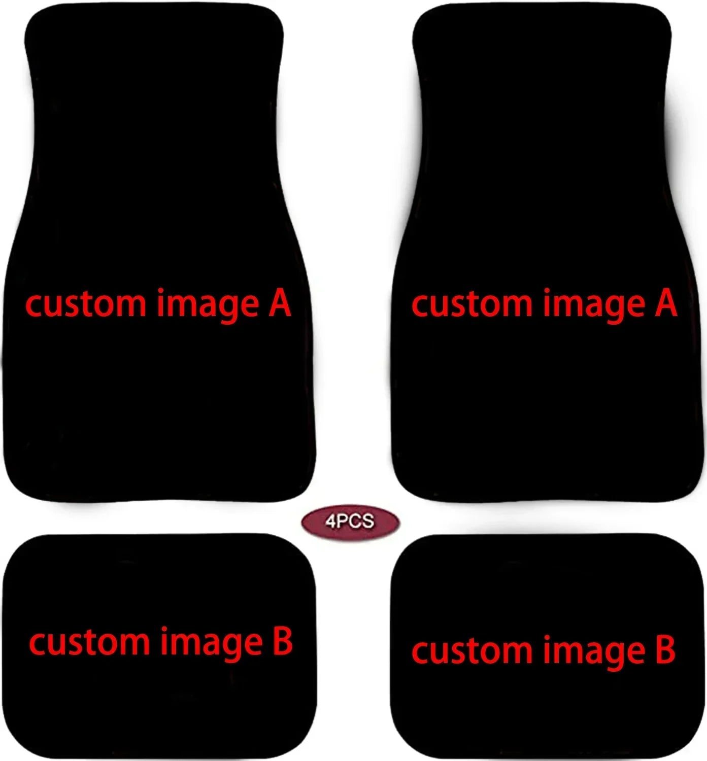 Great Wave Off Kanagawa 4-Piece All-Weather Car Floor Mats - Universal Fit for SUVs, Sedans, Trucks FanzyMarket