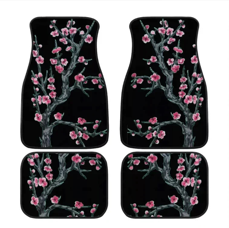 Great Wave Off Kanagawa 4-Piece All-Weather Car Floor Mats - Universal Fit for SUVs, Sedans, Trucks FanzyMarket