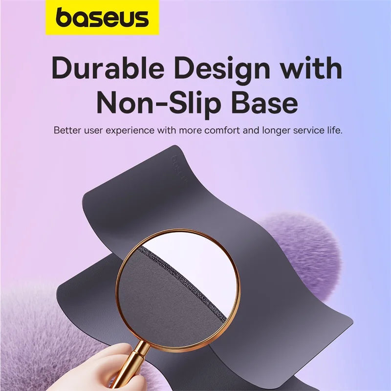 Simple Color PU Leather Mouse Pad Anti-Slip Waterproof Desk Mat 26 x 21 cm (10.2 x 8.3 in) — Office & School Accessories