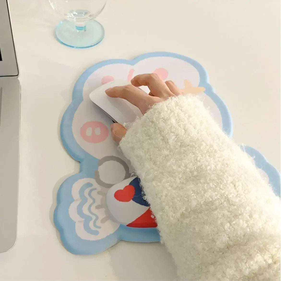 Sweet Bunny Mouse Pad and Wrist Support Kore Kawaii