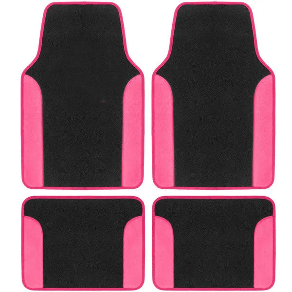 4-Piece Universal Car Floor Mats Set – Suede-Style Synthetic Carpet Liners for Cars, SUVs & Vans, Anti-Slip, Easy-Clean FanzyMarket