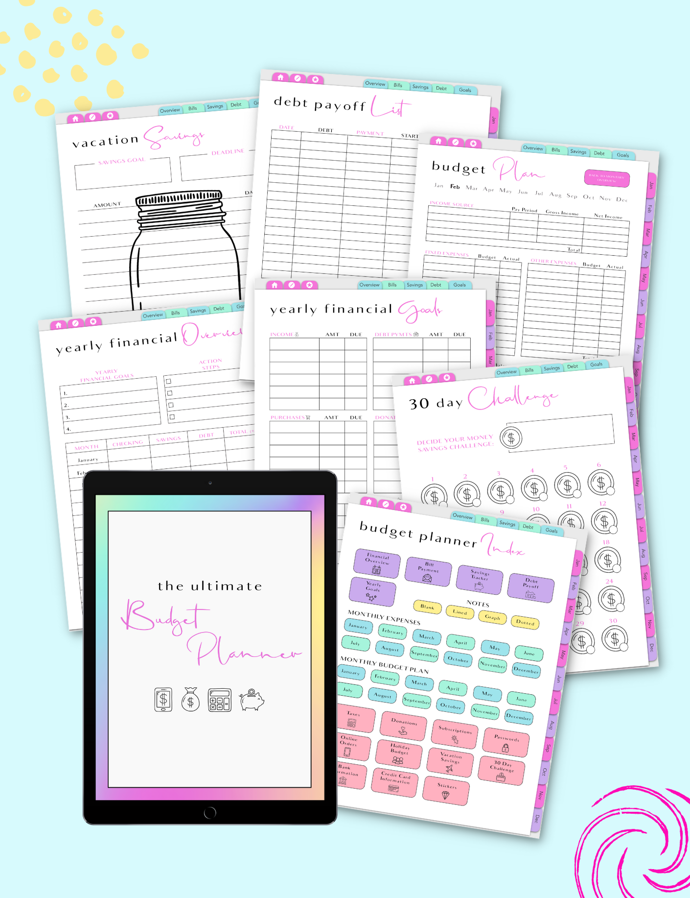 The Ultimate Budget Digital Planner Jessica Autumn