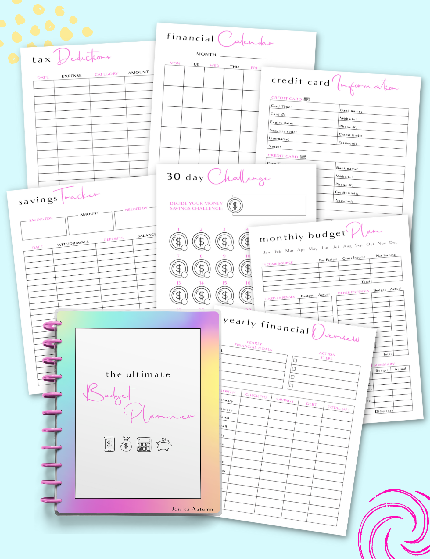 The Ultimate Budget Planner Jessica Autumn