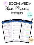 Digital Phone Planner Social Media Widgets Jessica Autumn