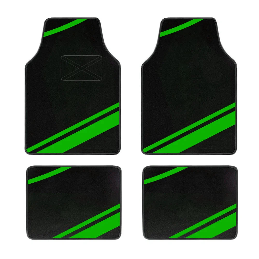 4-Piece Universal Car Floor Mats Set – Suede-Style Synthetic Carpet Liners for Cars, SUVs & Vans, Anti-Slip, Easy-Clean FanzyMarket