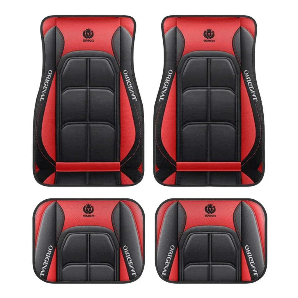4pcs Y Car Floor Mats - Rug Pads with Non-Slip Backing, Washable, Universal Fit Car Protection Pad Auto Interior Accessories SMinvite, LLC