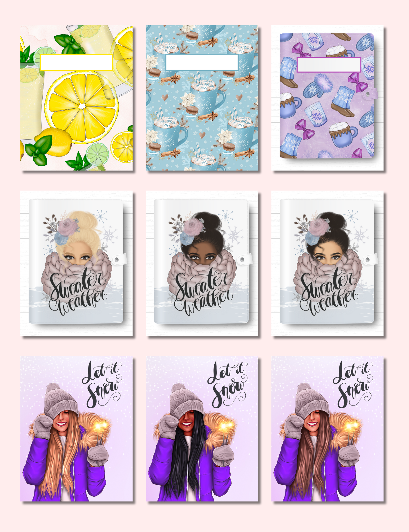 Seasonal Planner Covers Jessica Autumn