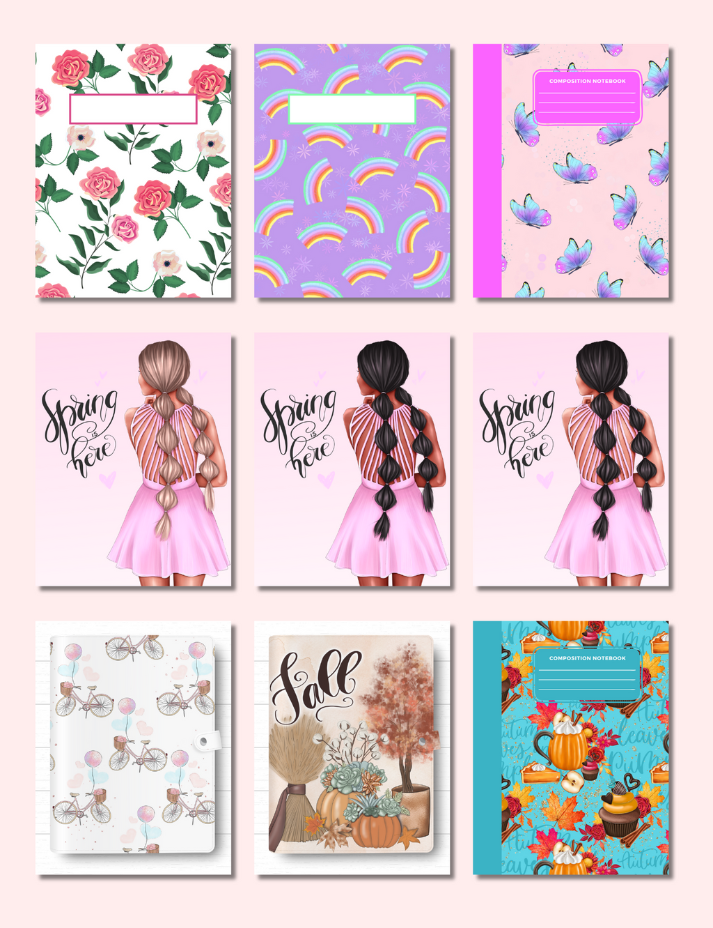 Seasonal Planner Covers Jessica Autumn