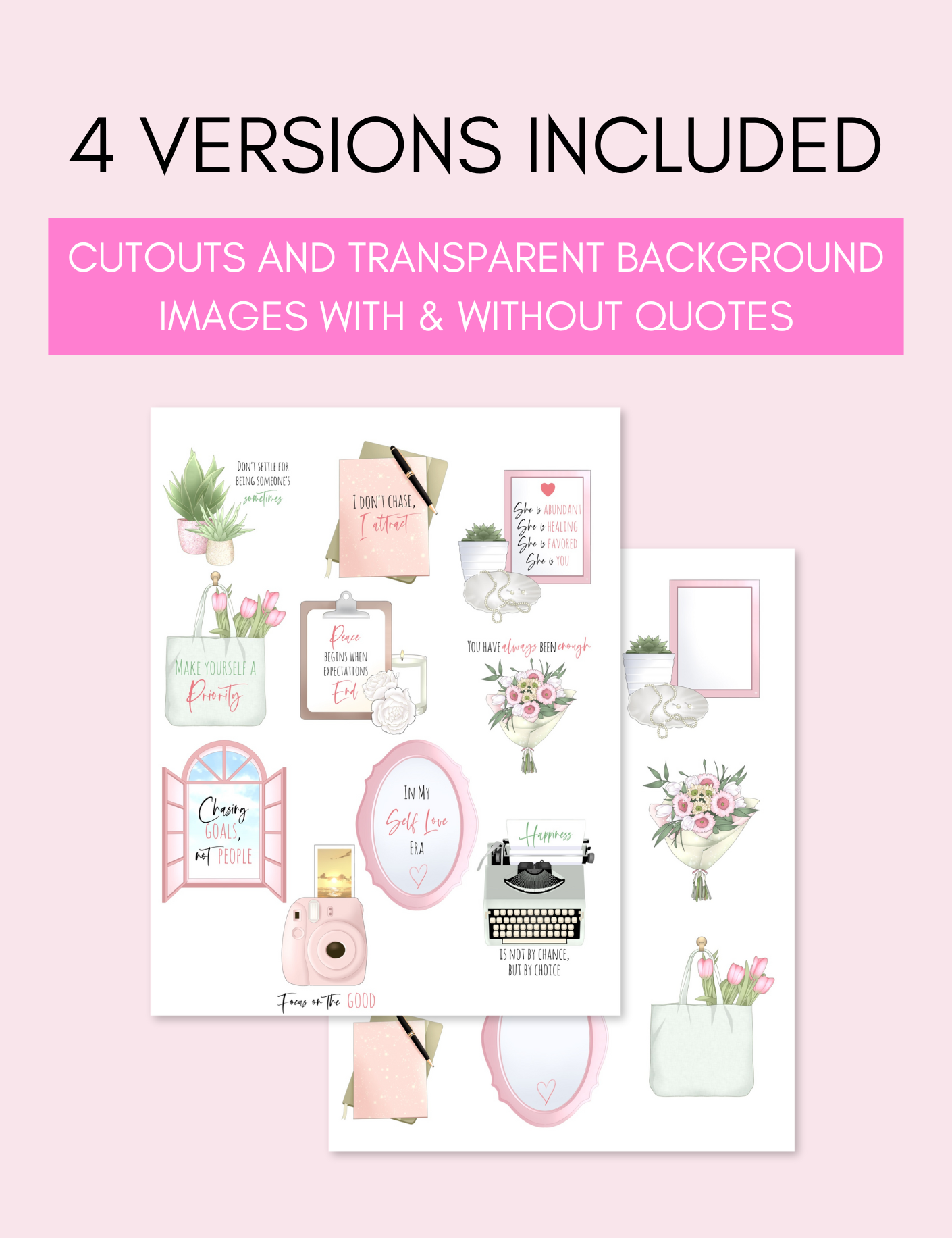 Self Love Quote Sticker Pack Jessica Autumn