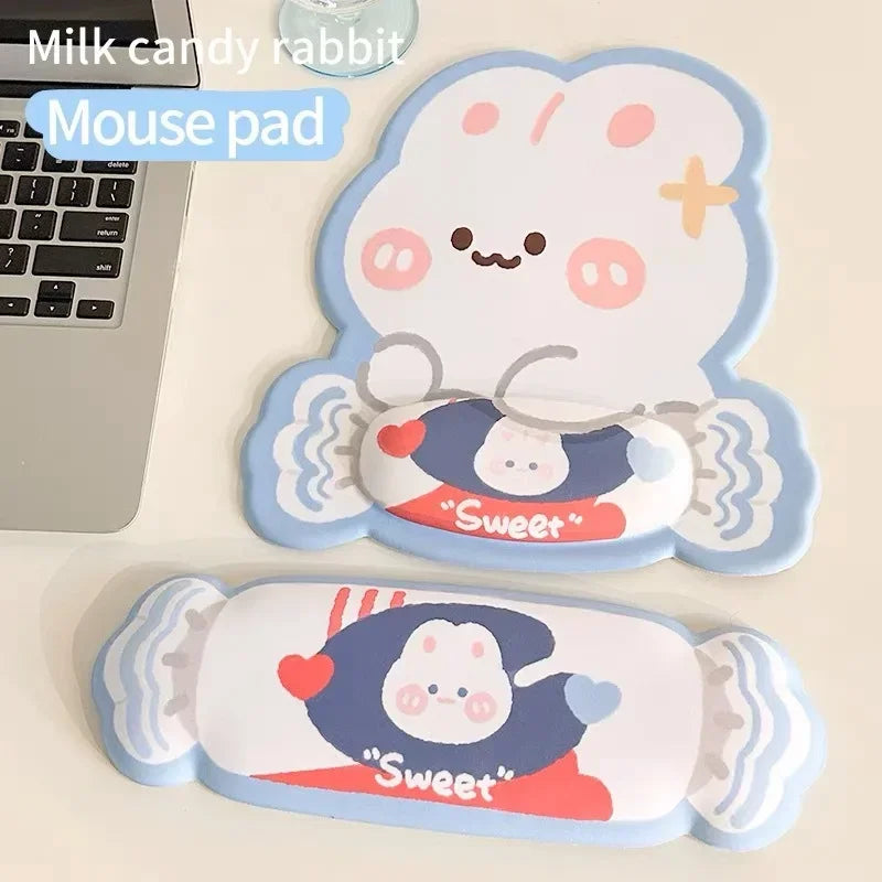 Sweet Bunny Mouse Pad and Wrist Support Kore Kawaii