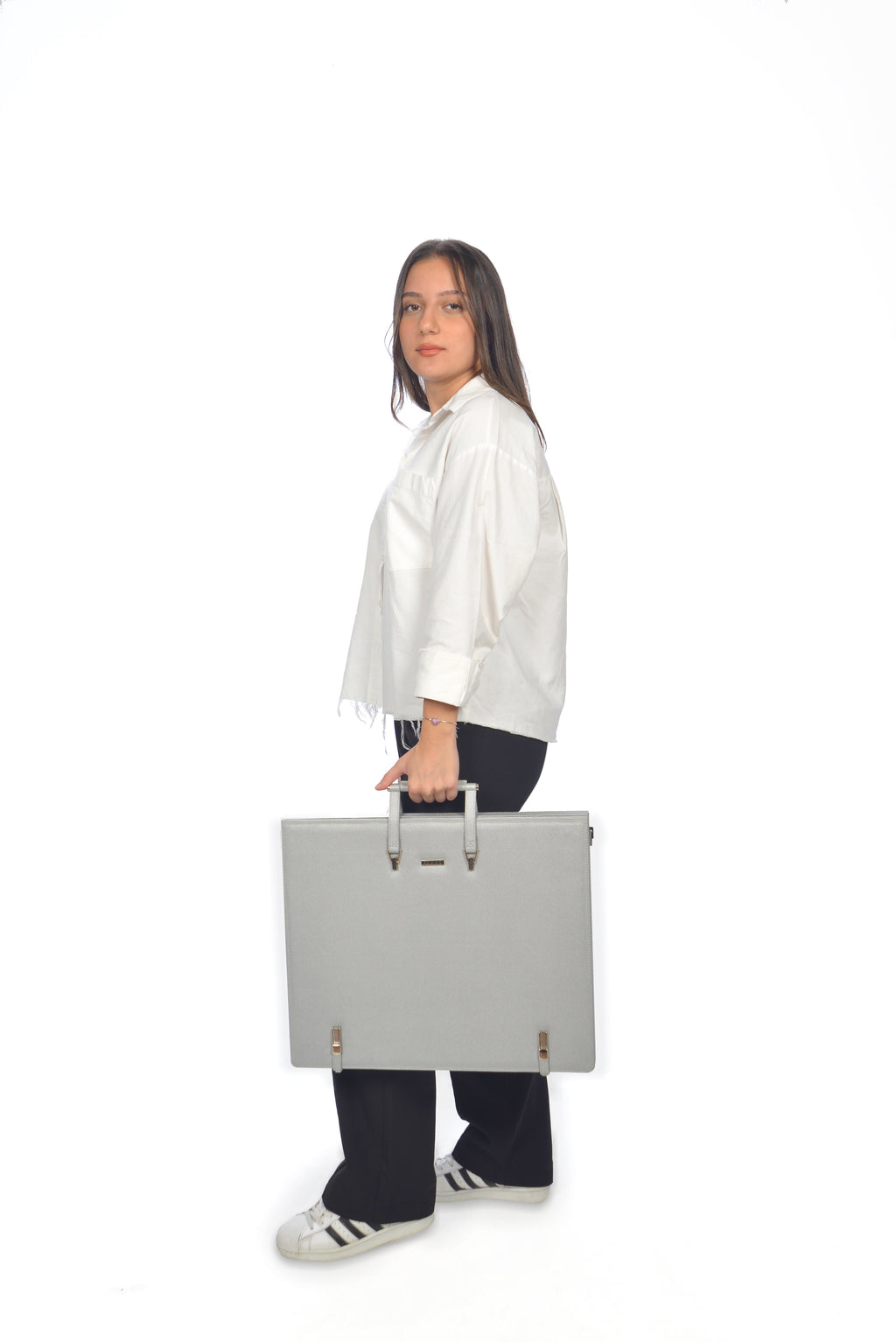 Leather Binder Leather Portfolio Gifts For Painters - Portfolio Binder- Art Supplies Organizer Moogdesk