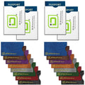 RFID Blocking Credit Card and Passport Sleeves - Leather Look 20 Pack ID Stronghold