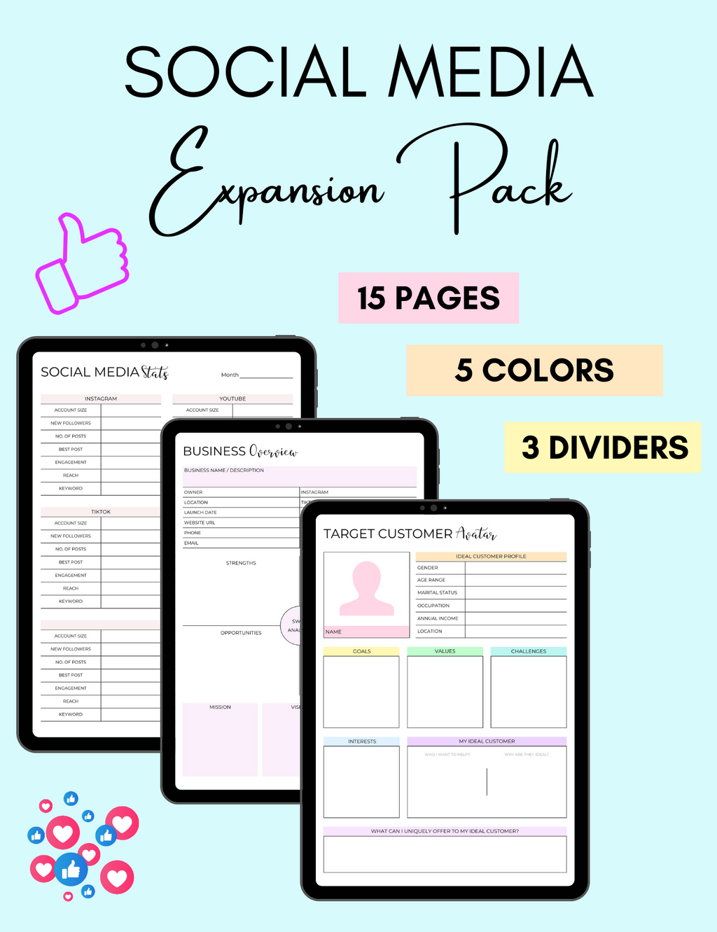 Social Media Expansion Pack Jessica Autumn