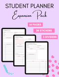 Student Planner Expansion Pack Jessica Autumn