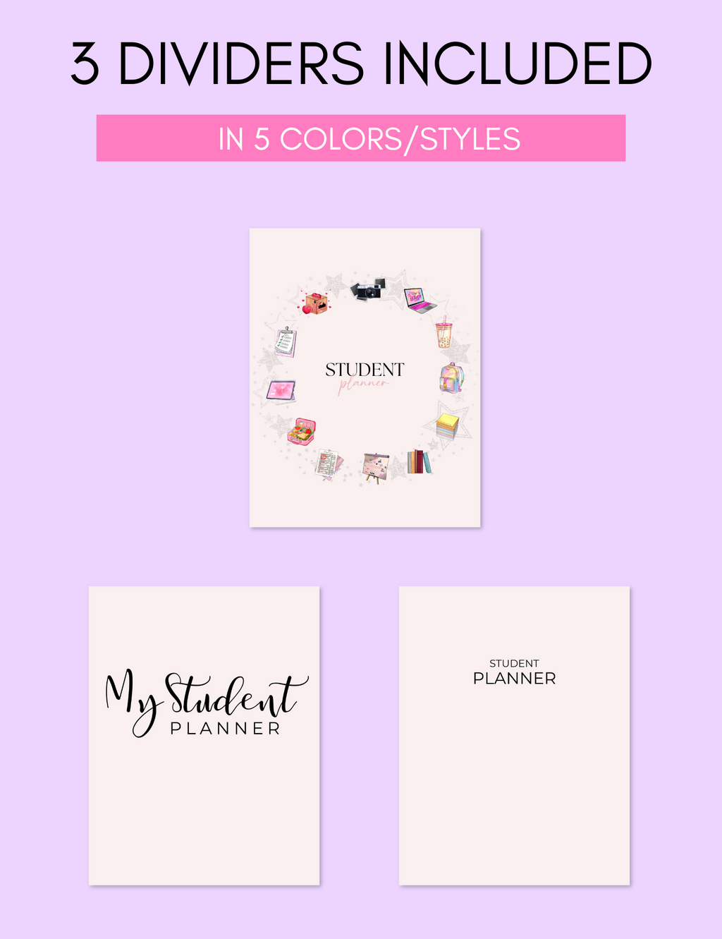 Student Planner Expansion Pack Jessica Autumn