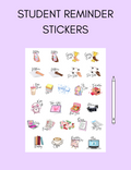 Digital Student Reminder Stickers Jessica Autumn