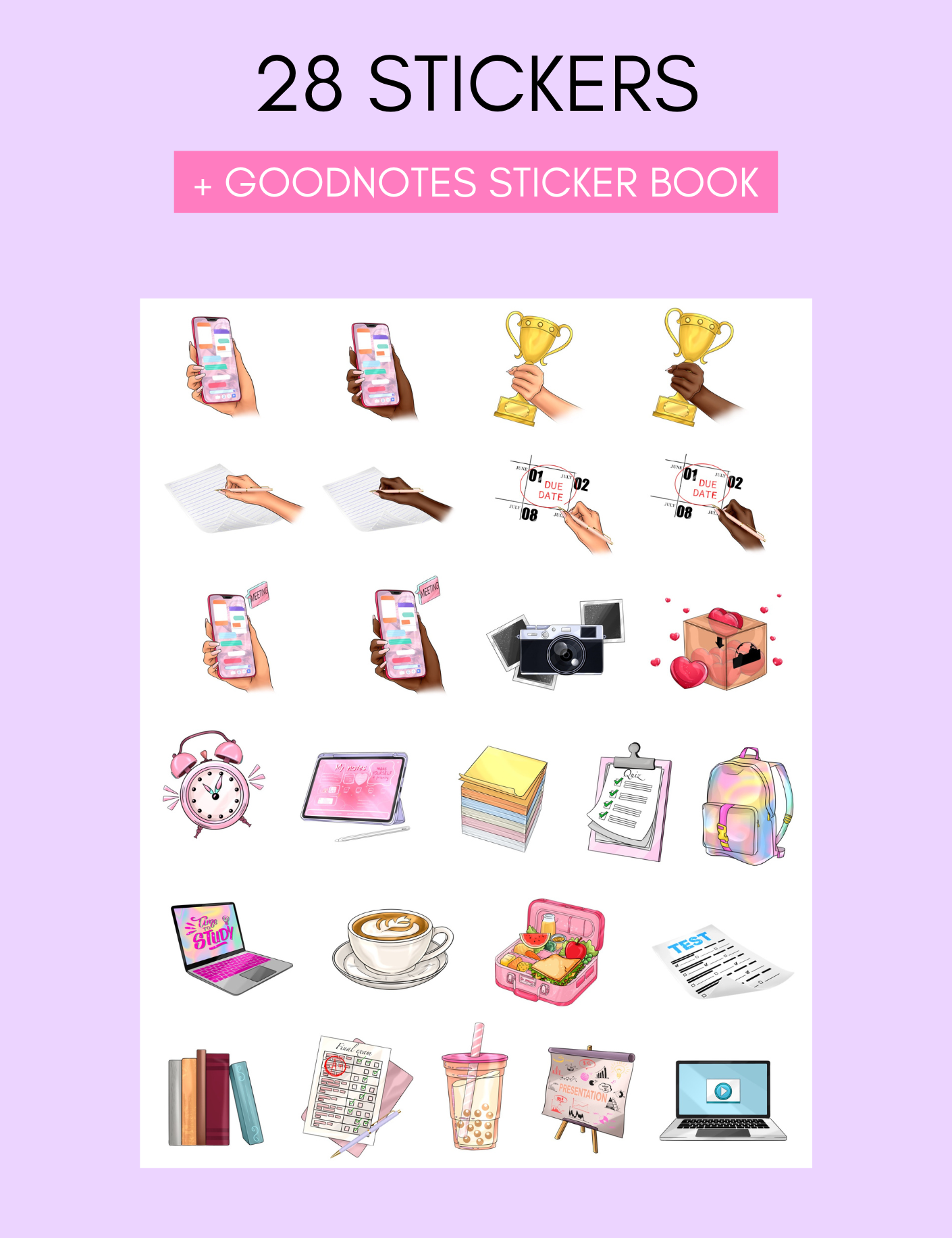 Digital Student Reminder Stickers Jessica Autumn