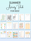 Summer Activity Pack for Kids! Jessica Autumn