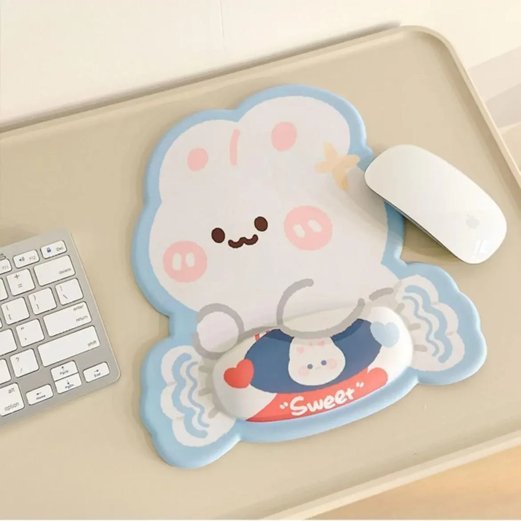 Sweet Bunny Mouse Pad and Wrist Support Kore Kawaii