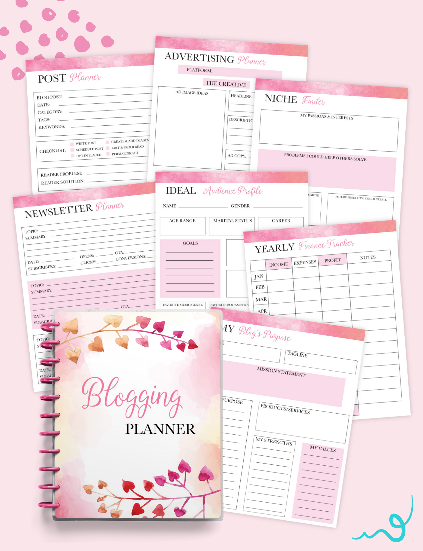The Blogging Planner Jessica Autumn