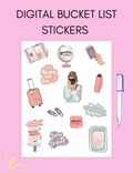 Bucket List Stickers Jessica Autumn