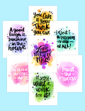 15 Inspirational Quote Watercolor Wall Art Jessica Autumn